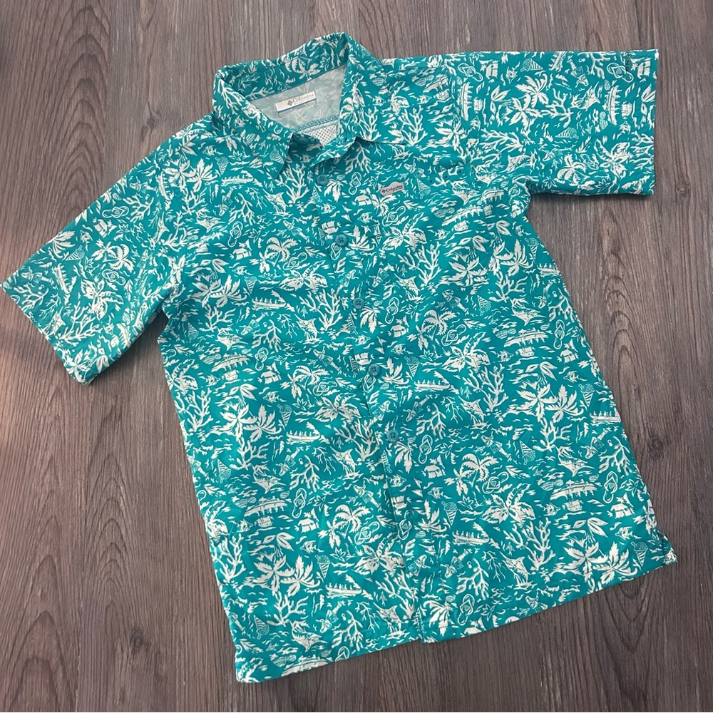 Columbia kids PFG shirt size 14